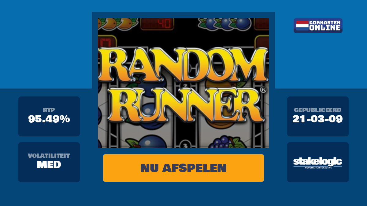 Random Runner - Speel deze gokkast gratis online