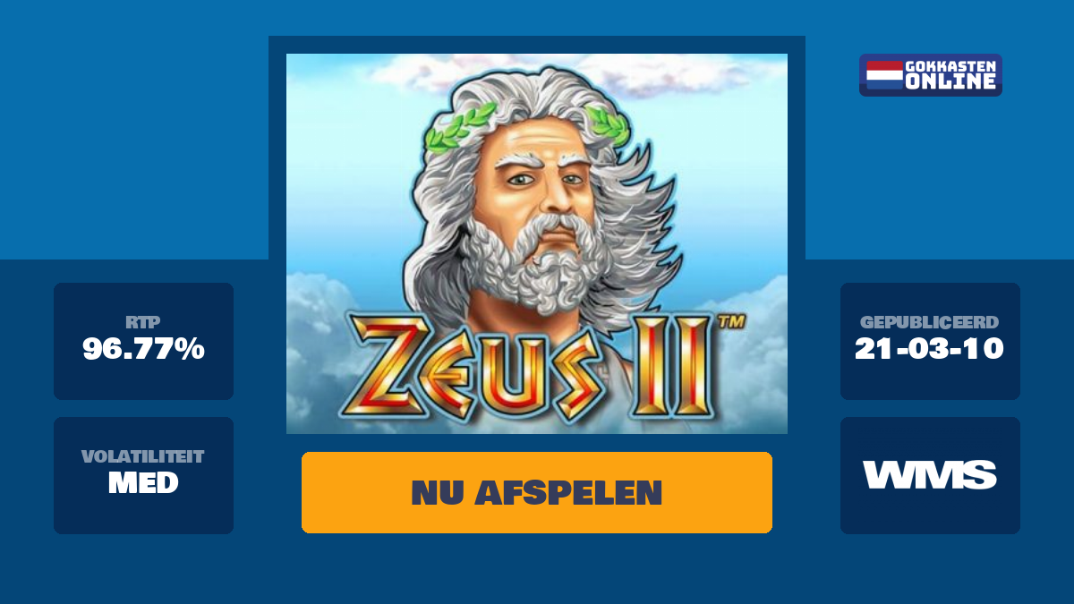 Zeus 2 Speel deze gokkast gratis online
