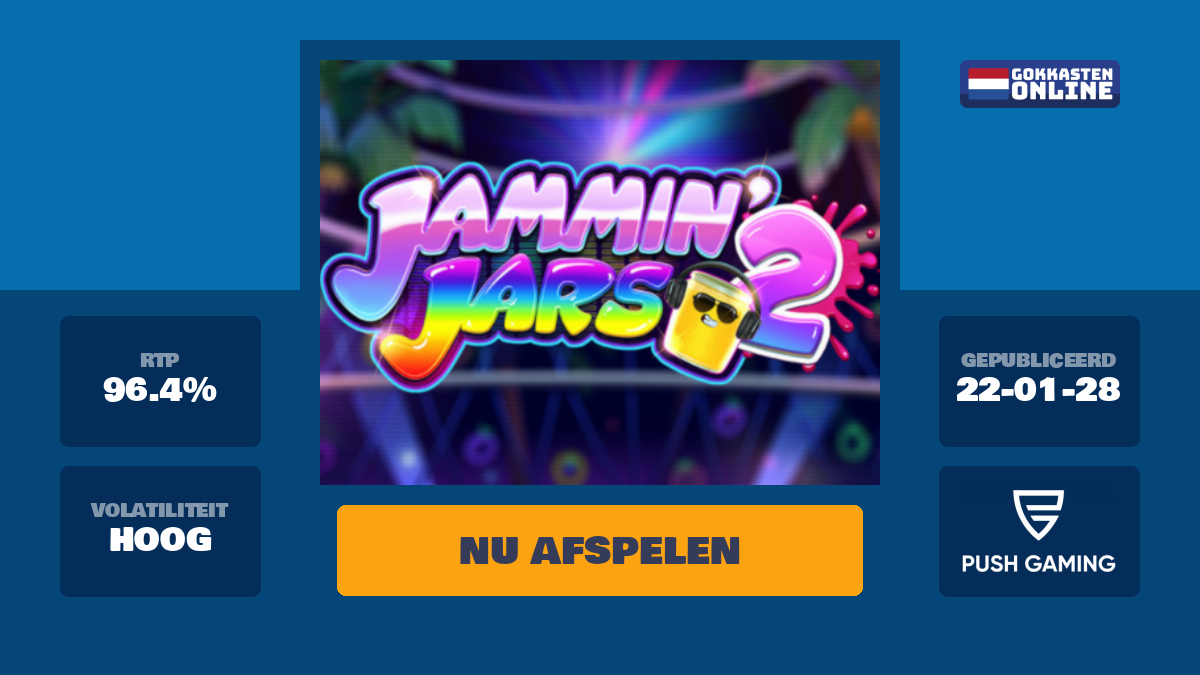 Jammin Jars 2 Speel deze gokkast gratis online