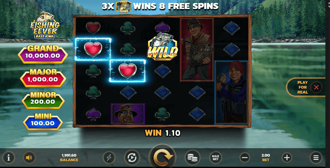 Fishing Fever Bass King gratis spins