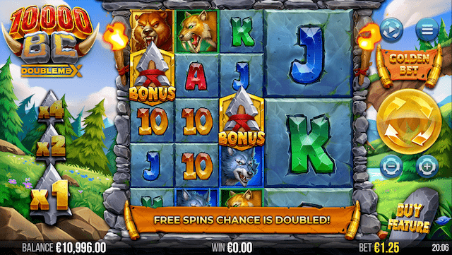 10.000 BC DoubleMax GigaBlox gratis spins