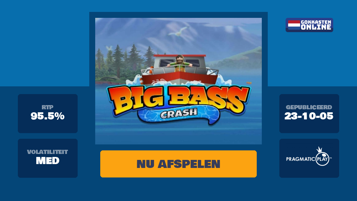 Big Bass Crash Slot Review & Gratis Demo