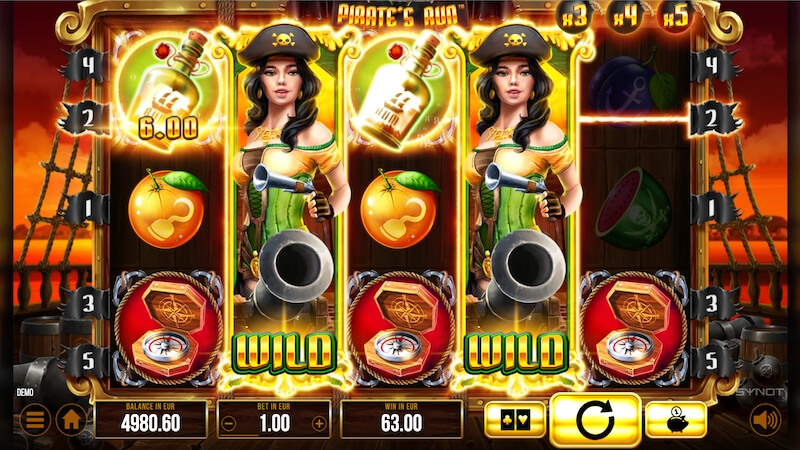 Pirates Run Main Game Image