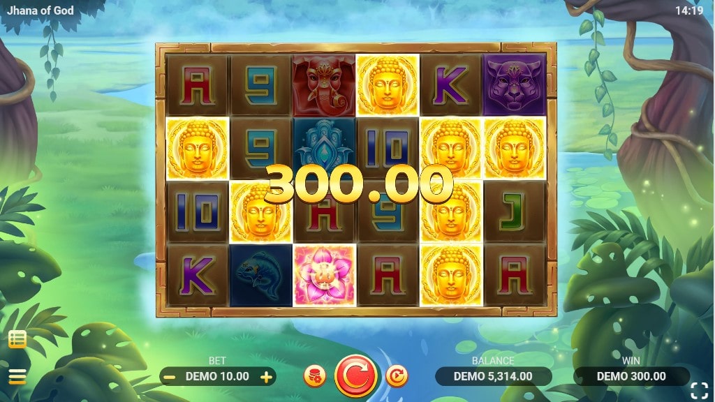 Jhan of God Slot high paying symbols